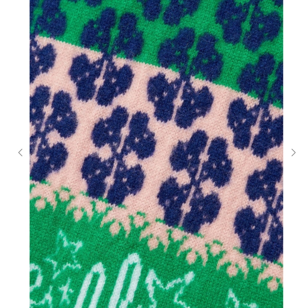 Jacquard-knit Cashmere Midi Skirt from LINGUA FRANCA - Picture 8 of 10